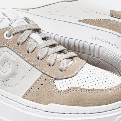 Tênis Feminino Block Branco/Bege