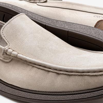 Mocassim Masculino Couro Nash Bege