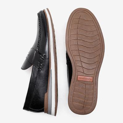 Mocassim Masculino Couro Flow Preto