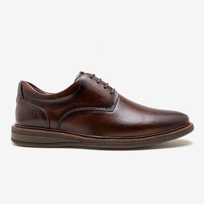 Sapato Masculino Bay Mogno Couro