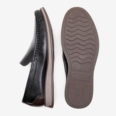 Mocassim Masculino Couro Nash Preto