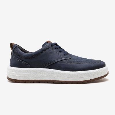 Tênis Masculino Drake Couro Pulse Azul