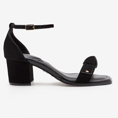 Sandália Feminina Sophia Couro Preto