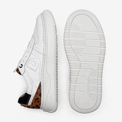 Tênis Feminino Block Branco Oncinha