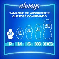 Absorvente Always Tamanho P Seca Com Abas 8 Unidades - 3