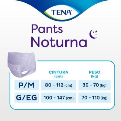 Roupa Íntima Tena Pants Noturna G/eg Com 16 Unidades