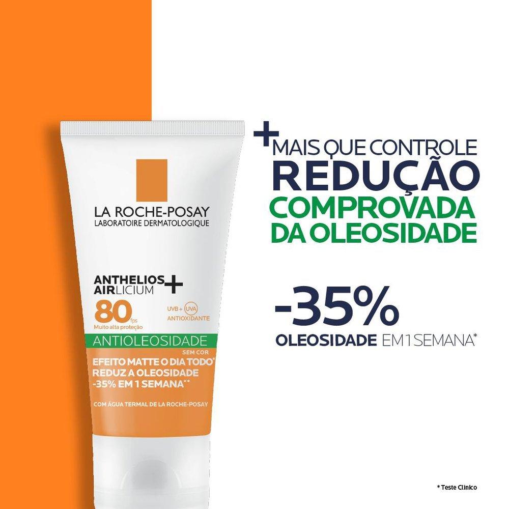 Protetor Solar Facial Antioleosidade La Roche-posay Anthelios Airlicium+ Fps80 40g - 2