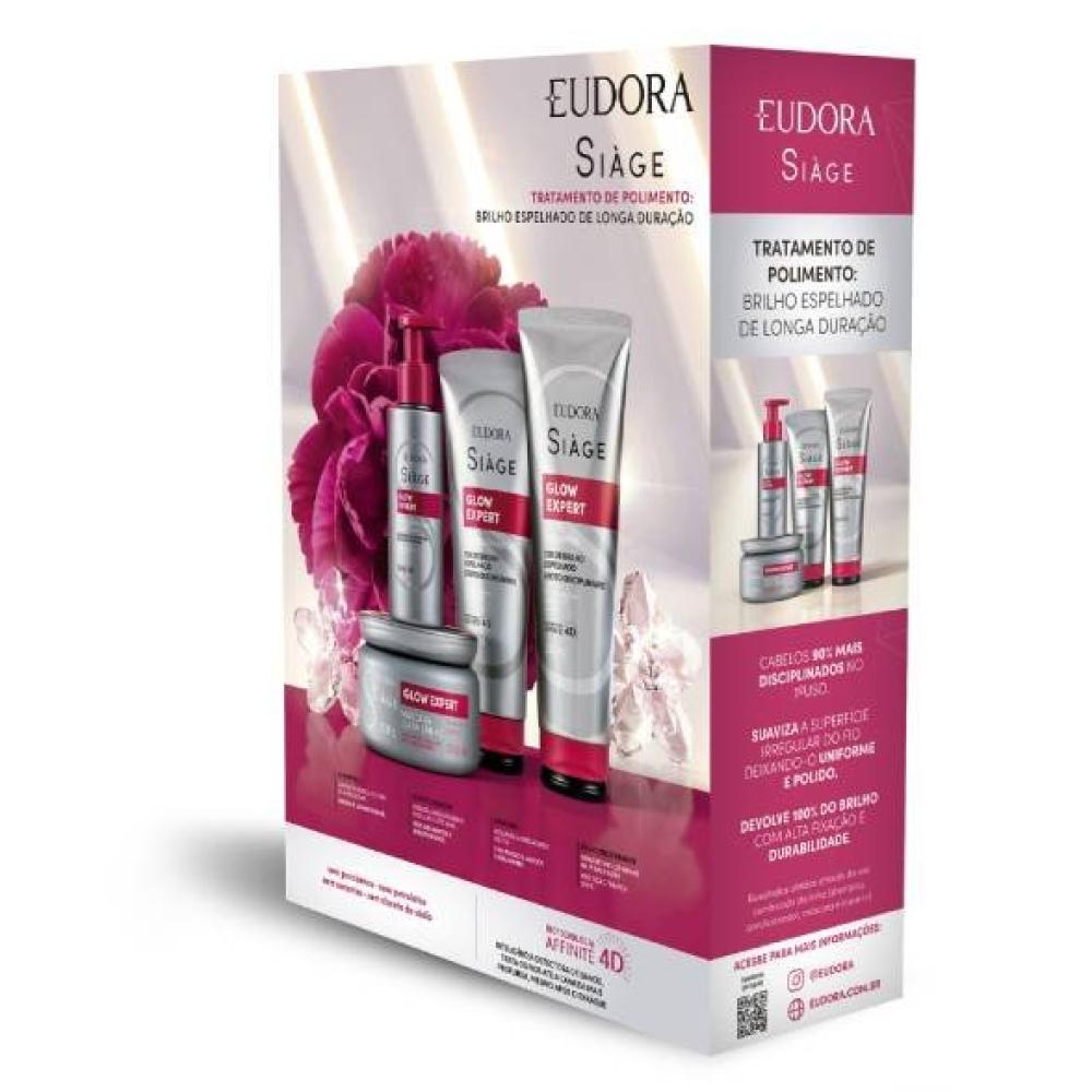 Kit Eudora Siàge Glow Expert Shampoo 250ml + Condicionador 125ml - 6