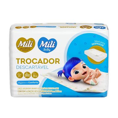 Trocador Descartável Mili Com 5 Unidades