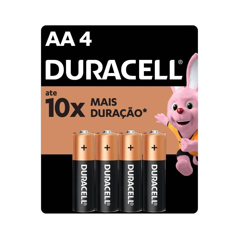 Pilha Alcalina Duracell Optimum Aa Com 4 Unidades - 1