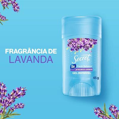 Desodorante Gel Secret Lavanda 45g