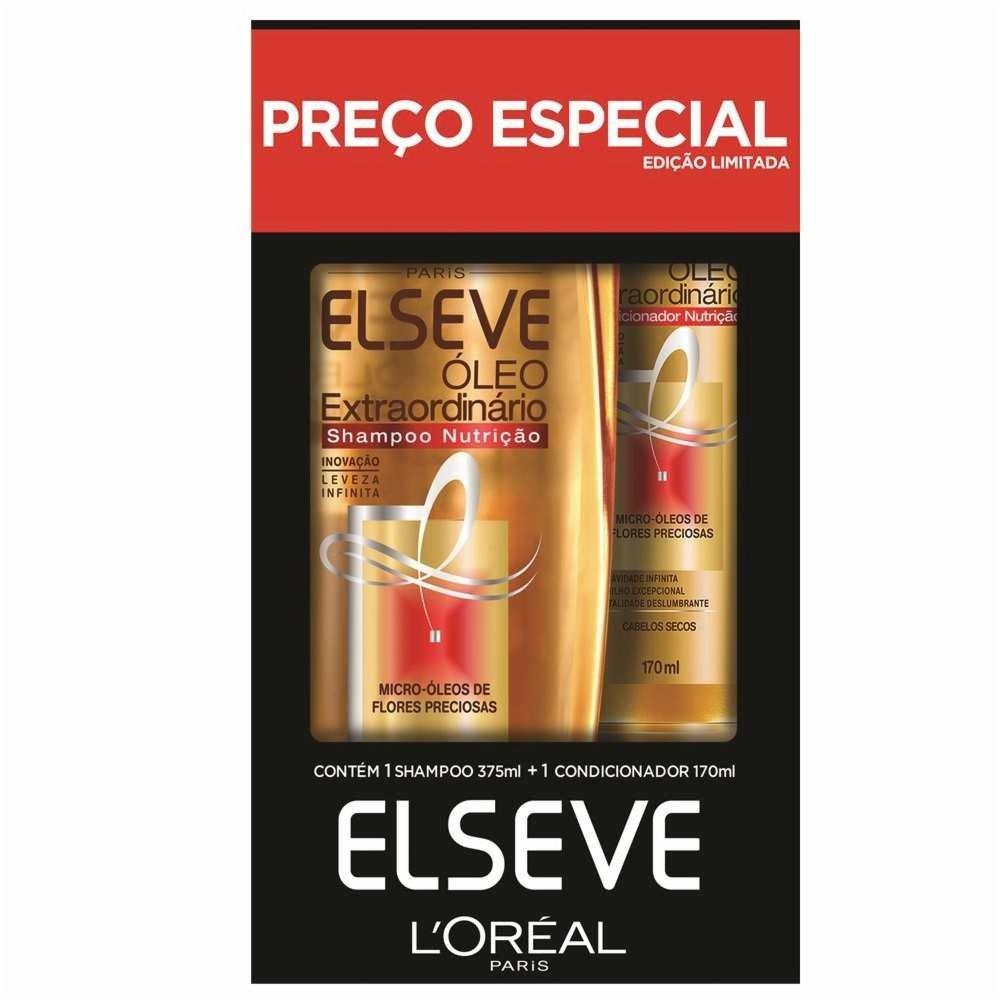 Kit Elseve Óleo Extraordinário Shampoo 375ml + Condicionador 170ml - 2