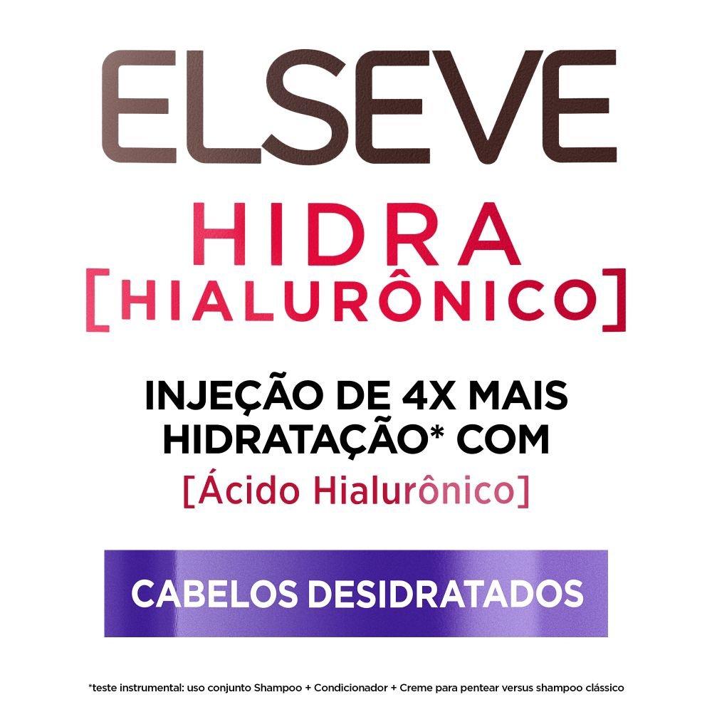 Kit Elseve Hidra Hialurônico Shampoo 375ml + Condicionador 170ml - 4