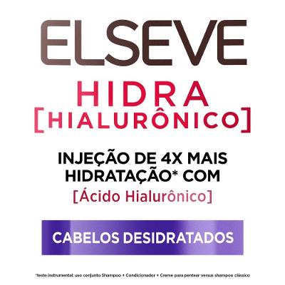 Kit Elseve Hidra Hialurônico Shampoo 375ml + Condicionador 170ml