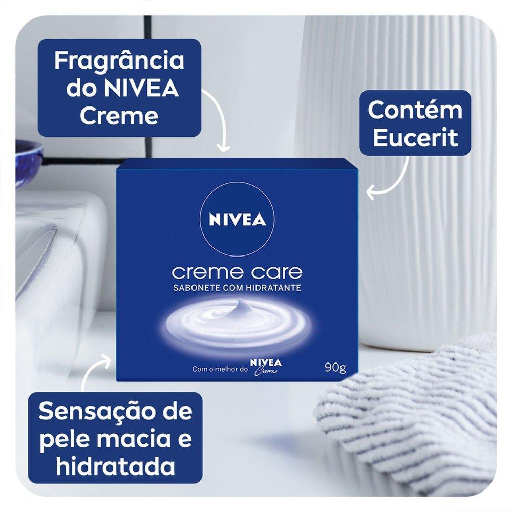 Kit Sabonete Em Barra Nivea Creme Care Promo 6 Unidades 90g Cada - 3