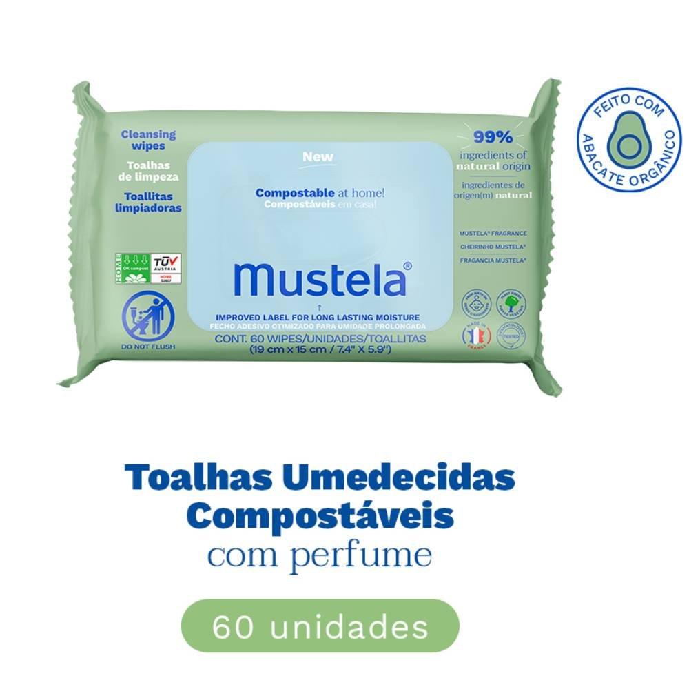 Toalhas Umedecidas Compostáveis Mustela Toalhas Com Perfume 60 Unidades - 13