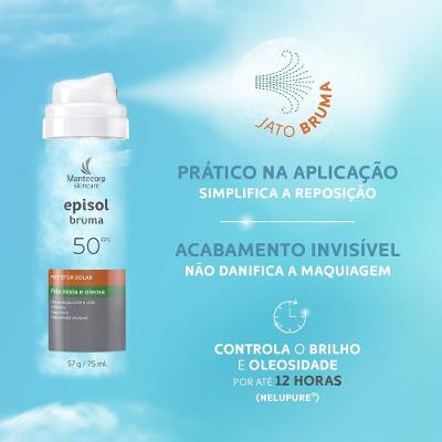Protetor Solar Facial Episol Bruma Fps50 75ml