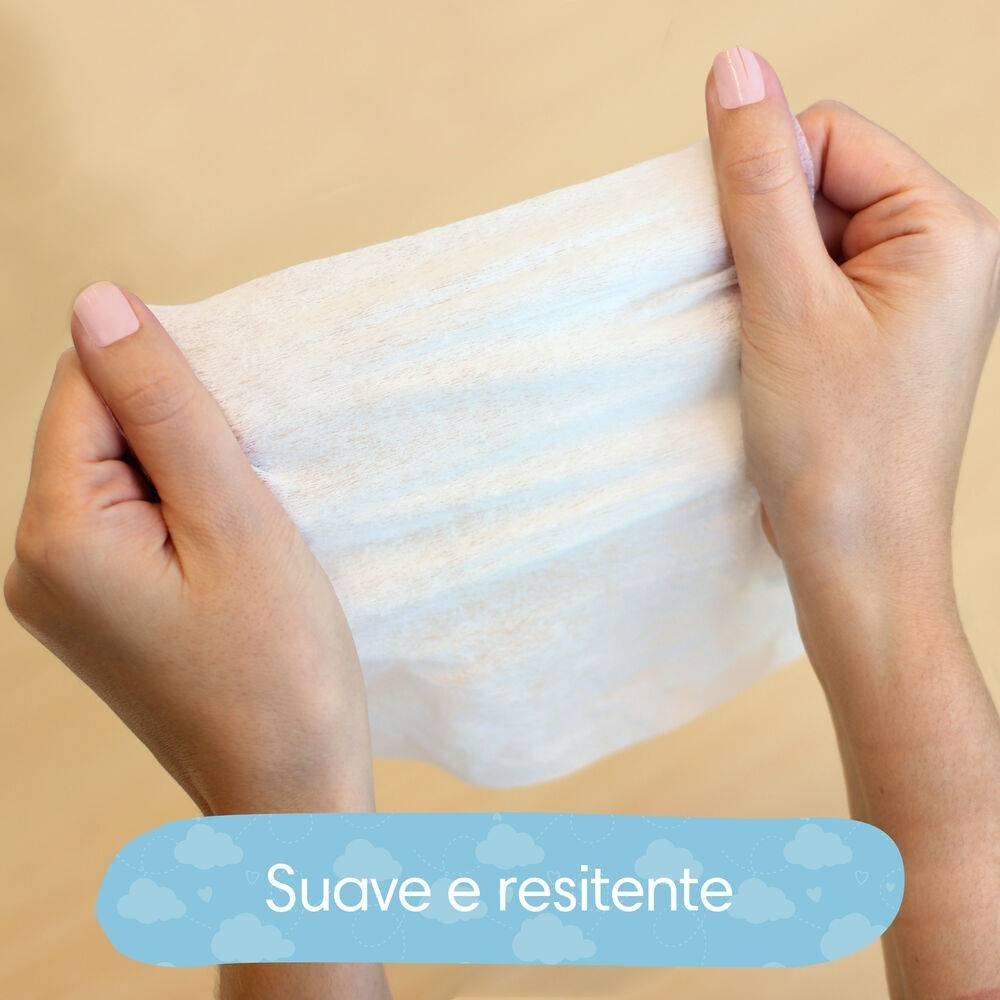 Lenços Umedecidos Pampers Cuidado De Bebê Leve 4 Pague 3 Com 48 Unidades - 1