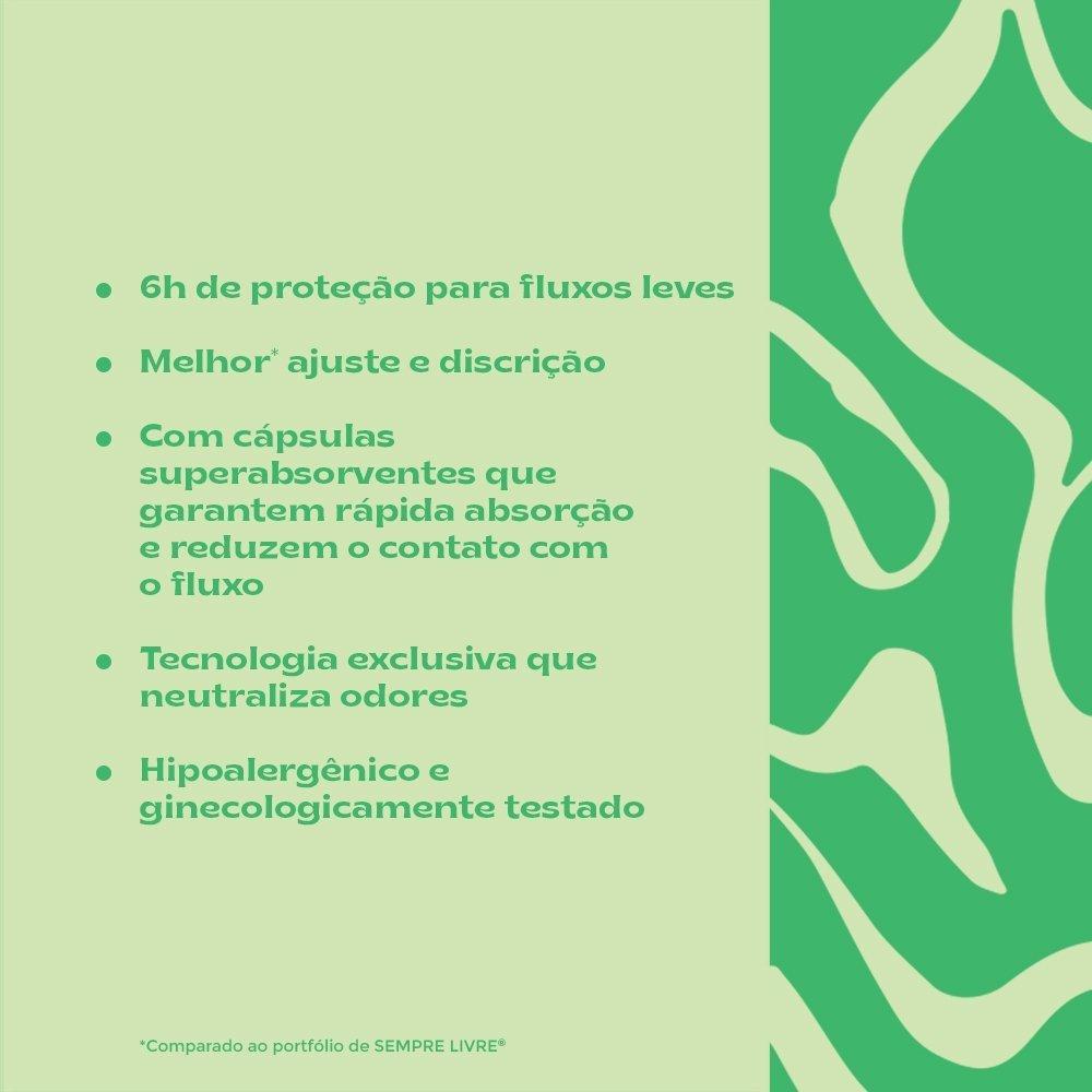 Absorvente Sempre Livre Adapt Suave Com Abas 32 Unidades - 3