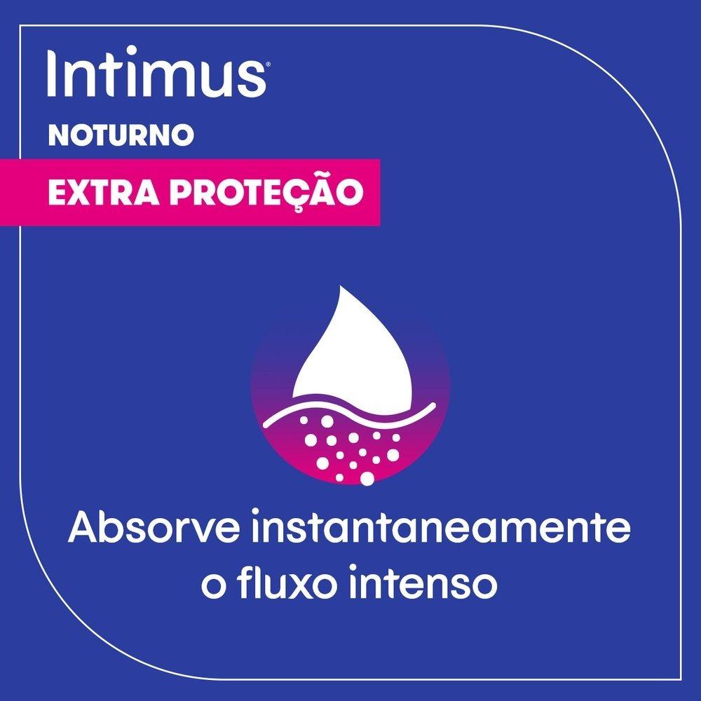 Absorvente Externo Intimus Noturno Cobertura Extra Suave Com Abas - 30 Unidades - 4