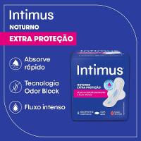 Absorvente Externo Intimus Noturno Cobertura Extra Suave Com Abas - 30 Unidades - 2
