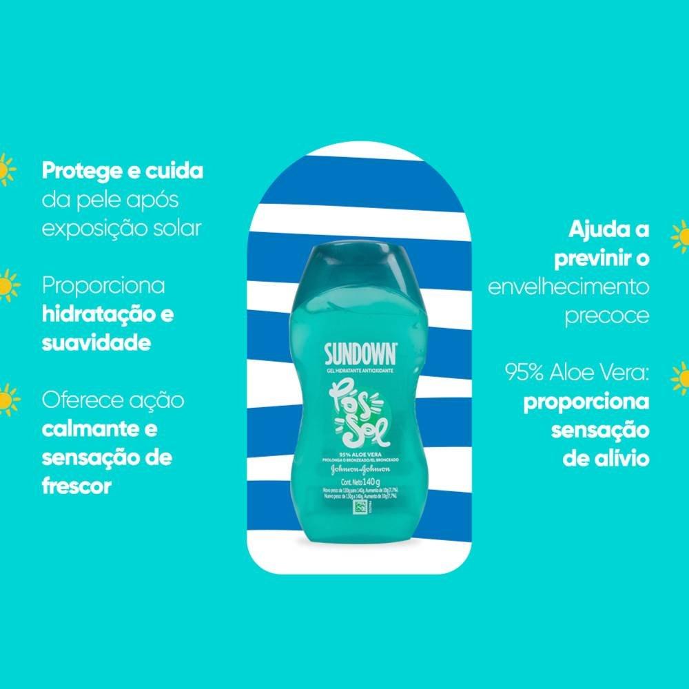 Pós Sol Sundown Gel Hidratante 140g - 4