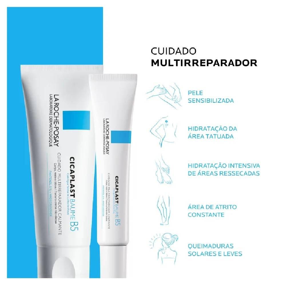 Creme Hidratante Facial La Roche-posay Cicaplast Baume B5+ Reparador Calmante 20ml - 2