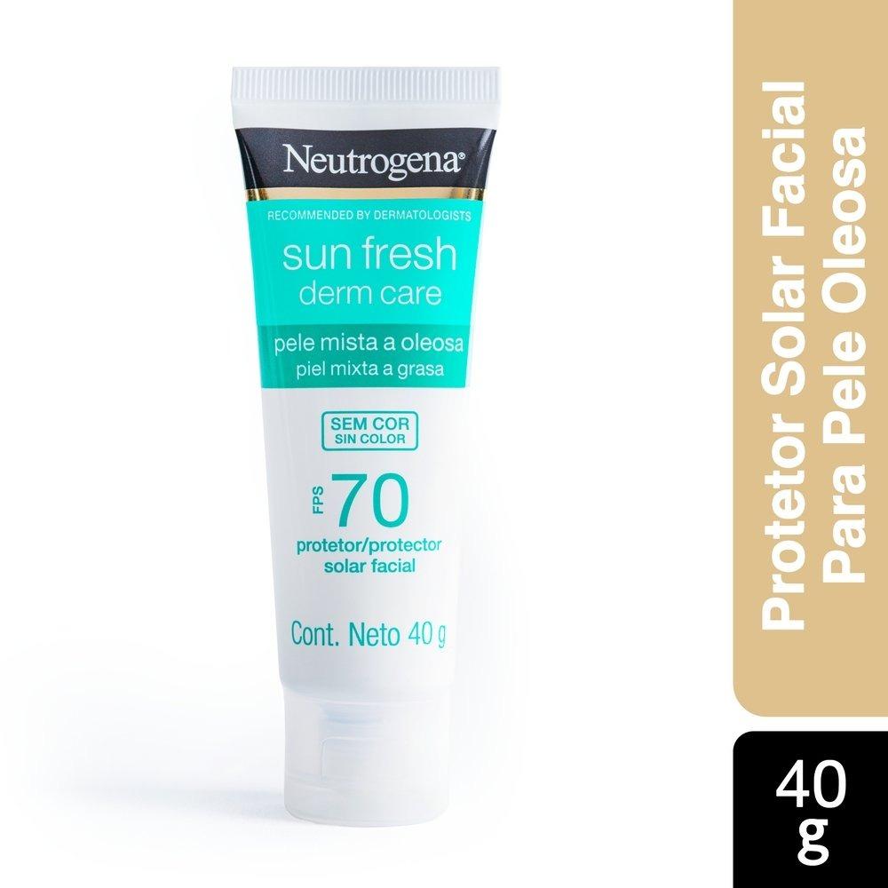Protetor Solar Facial Neutrogena Sun Fresh Derm Care Sem Cor Fps 70 40g - 2