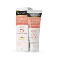 Protetor Solar Facial Neutrogena Sun Fresh Derm Care Sem Cor Fps 70 40g - 6