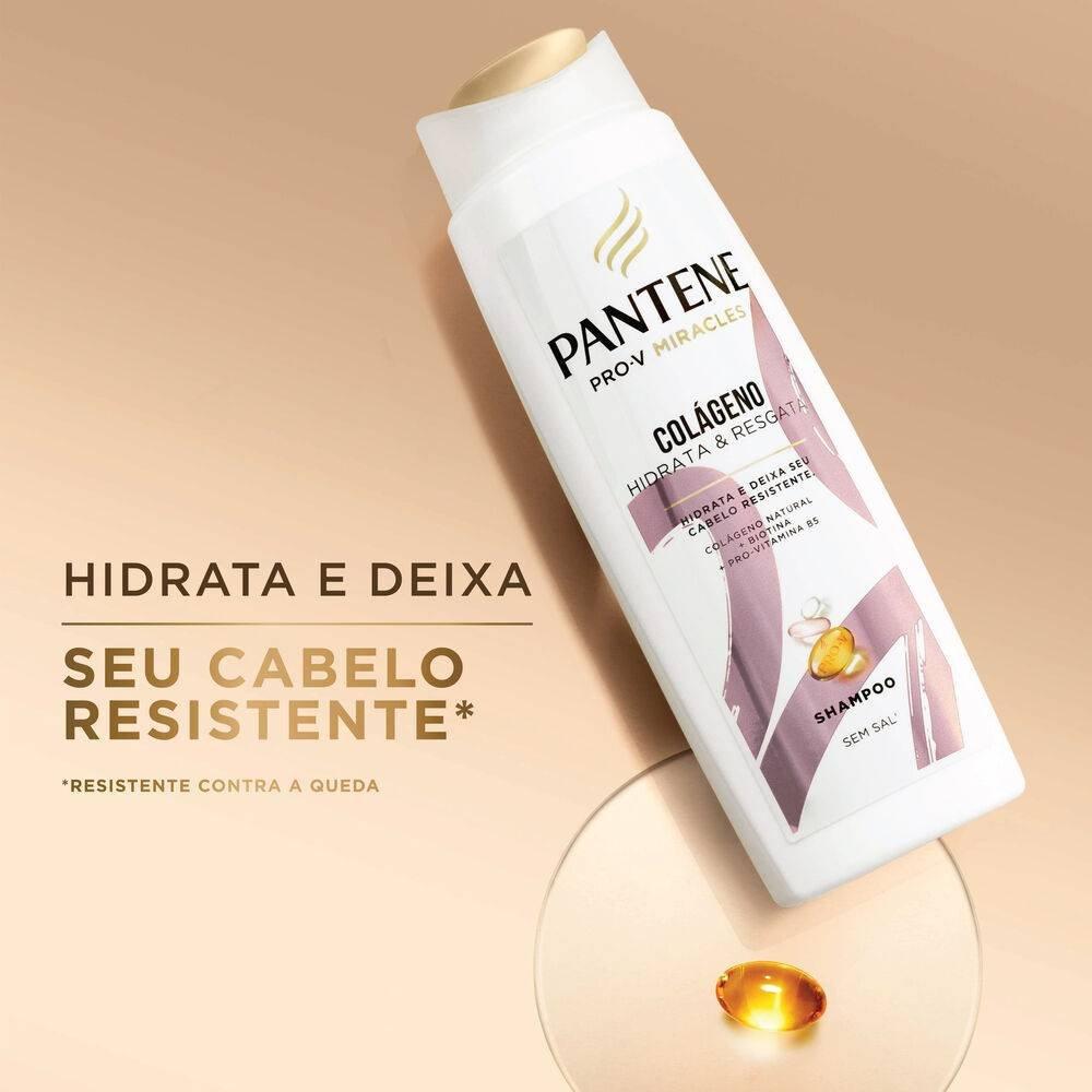 Kit Pantene Pro-v Miracles Colágeno Hidrata & Resgata Shampoo 300 Ml + Condicionador 150 Ml - 2