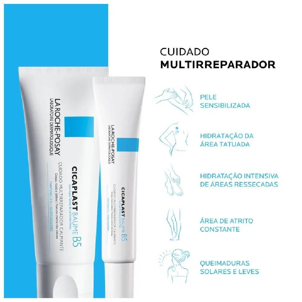 Creme Hidratante Facial La Roche-posay Cicaplast Baume B5+ Reparador Calmante 40ml - 2