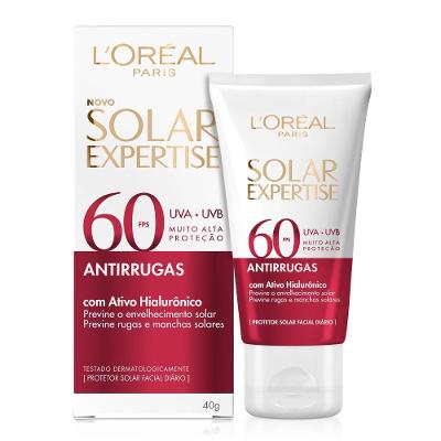 Protetor Solar Facial L’oréal Paris Solar Expertise Antirrugas Fps 60 40g