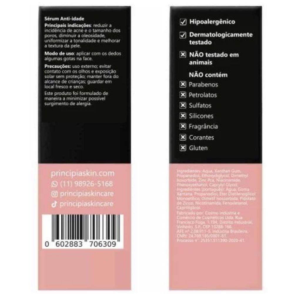 Sérum Facial Antiacne E Oleosidade Principia Nc-10 Niacinamida 10% 30ml - 3