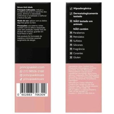 Sérum Facial Antiacne E Oleosidade Principia Nc-10 Niacinamida 10% 30ml