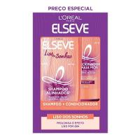 Kit Elseve Liso Dos Sonhos Shampoo 375ml + Condicionador 170ml - 1