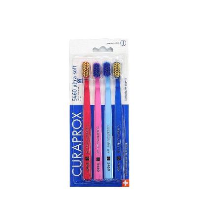 Kit Escova Dental Curaprox 5460 Ultrasoft - 4 Unidades