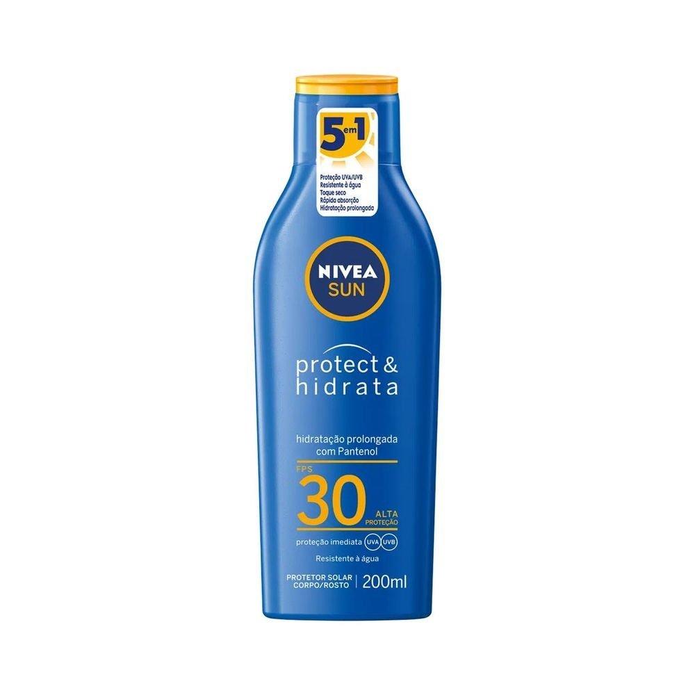 Kit Protetor Solar Nivea Protect Fps30 200ml Grátis Protetor Solar Nivea Fps30 100ml - 2