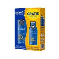 Kit Protetor Solar Nivea Protect Fps30 200ml Grátis Protetor Solar Nivea Fps30 100ml - 1