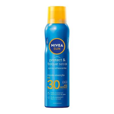 Protetor Solar Spray Aerosol Nivea Sun Protect & Toque Seco Fps30 200ml