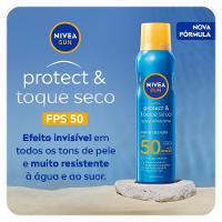 Protetor Solar Spray Aerosol Nivea Sun Protect & Toque Seco Fps50 200ml - 10