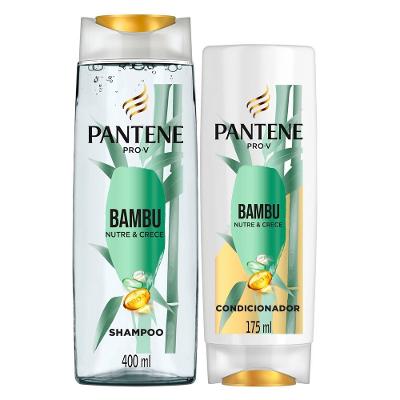 Kit Pantene Pro-v Bambu Shampoo 400ml + Condicionador 175ml