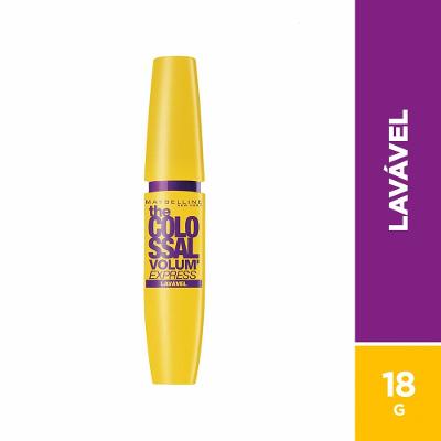 Máscara De Cílios Maybelline The Colossal Volum’ Express Lavável Preto 9,2ml