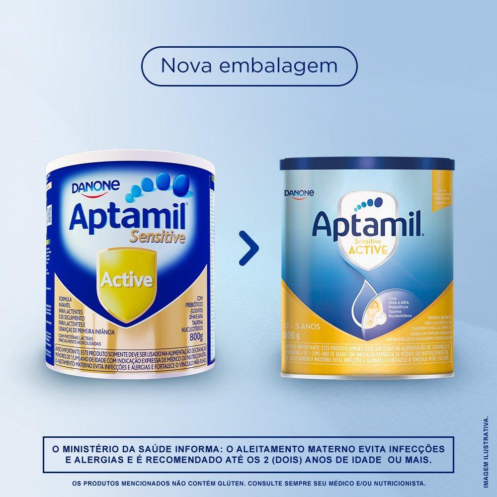 Fórmula Infantil Aptamil Active Sensitive 800g - 3