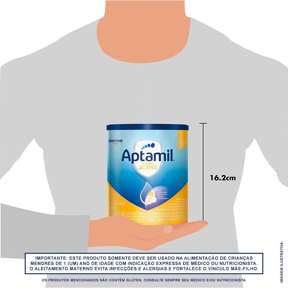 Fórmula Infantil Aptamil Active Sensitive 800g - 4