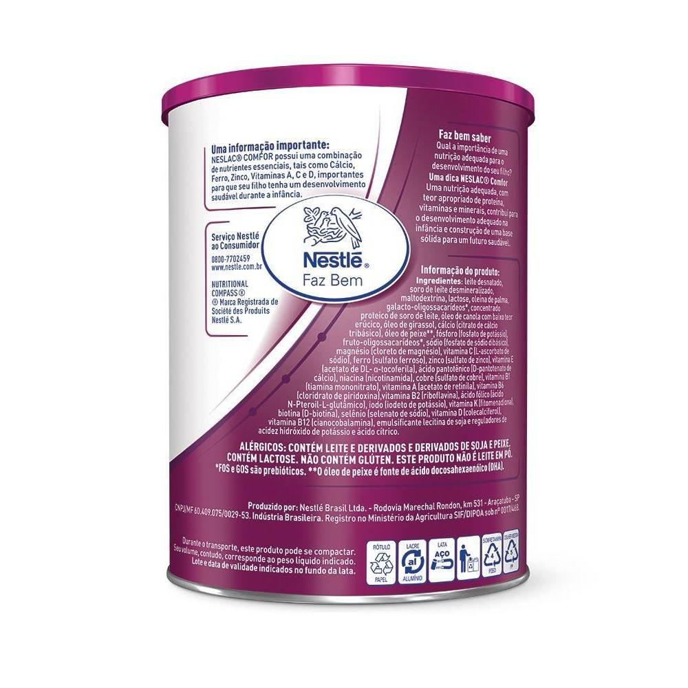 Composto Lácteo Nestle Neslac Comfor 800g - 3
