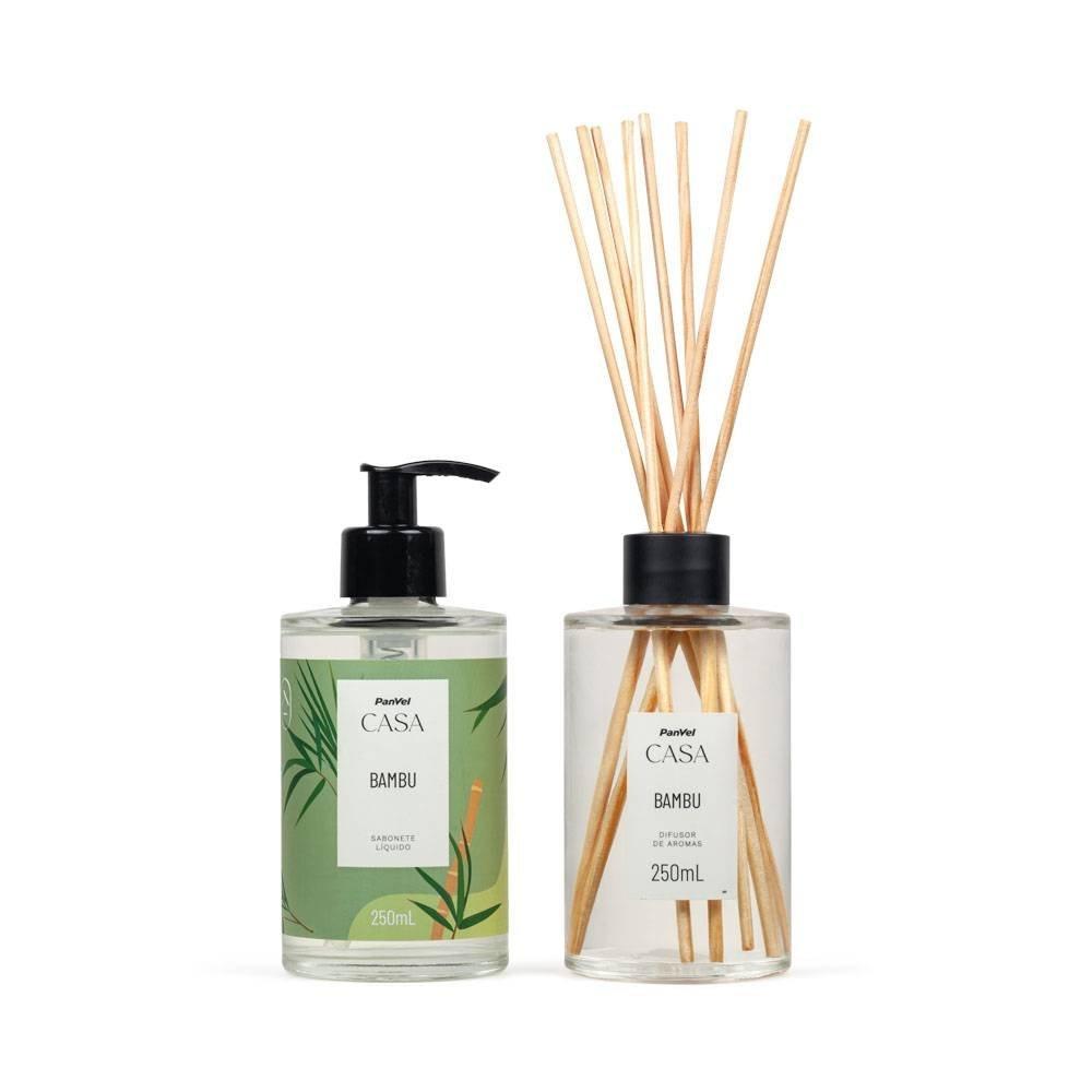 Kit Panvel Casa Bambu Com 1 Difusor De Aromas E 1 Sabonete Líquido 250ml Cada - 4