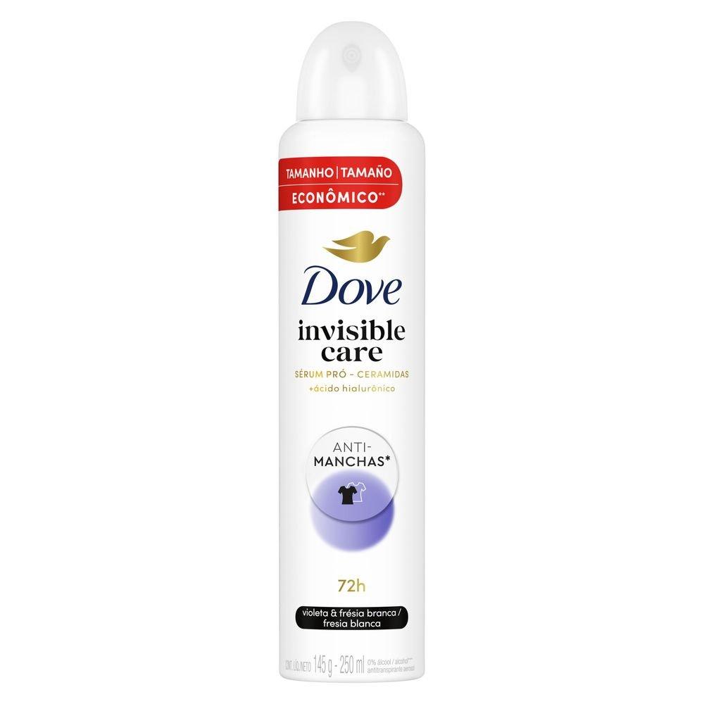 Desodorante Antitranspirante Aerosol Dove Invisible Care 48h 250ml - 13