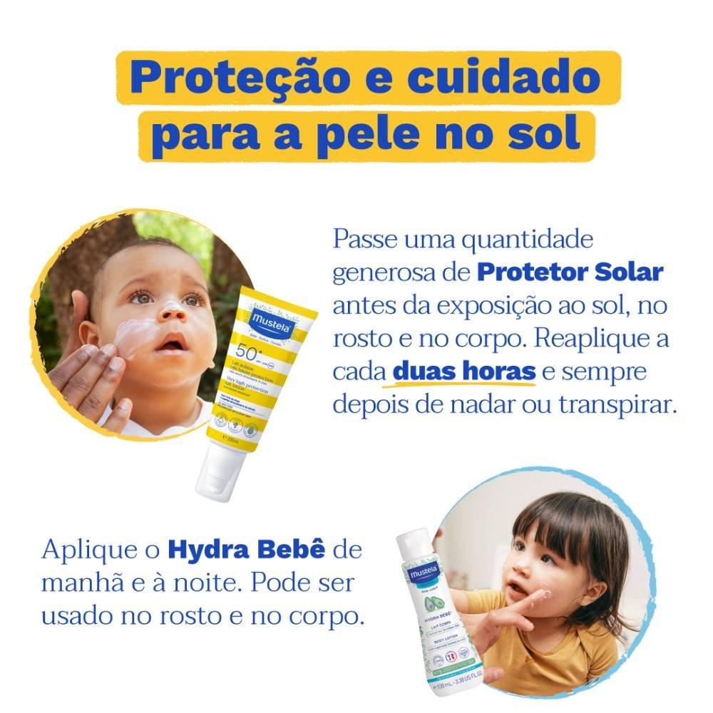 Mustela Protetor Solar Locao Fps 50+ 200ml + Hydra 100ml Gratis - 5
