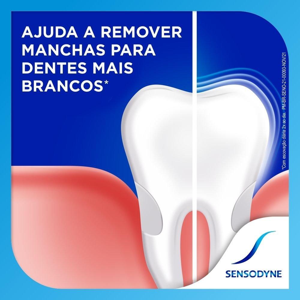 Kit Creme Dental Sensodyne Branqueador Extra Fresh Para Dentes Sensíveis 90g Leve 3 Pague 2 - 4