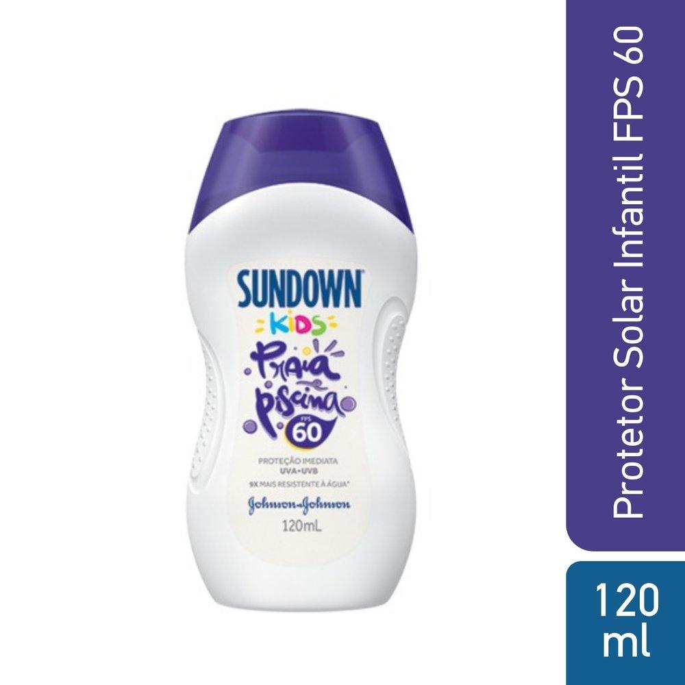 Protetor Solar Sundown Kids Praia E Piscina Fps60 120ml - 1